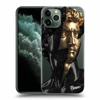 Picasee silikónový prehľadný obal pre Apple iPhone 11 Pro - Wildfire - Black
