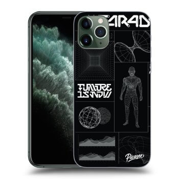 Picasee silikónový prehľadný obal pre Apple iPhone 11 Pro - BLACK BODY