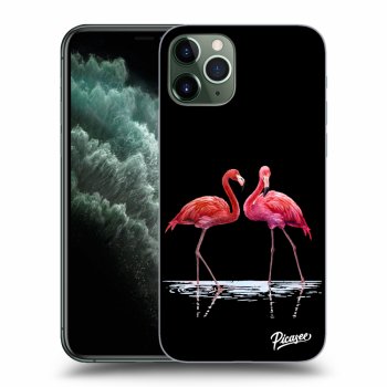 Picasee ULTIMATE CASE MagSafe pro Apple iPhone 11 Pro - Flamingos couple