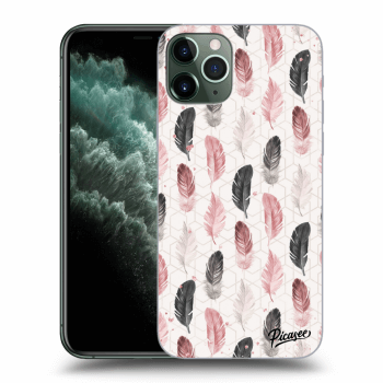 Picasee silikónový prehľadný obal pre Apple iPhone 11 Pro - Feather 2