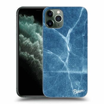 Picasee silikónový čierny obal pre Apple iPhone 11 Pro - Blue marble