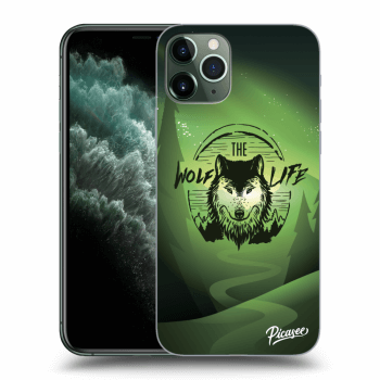 Picasee silikónový prehľadný obal pre Apple iPhone 11 Pro - Wolf life