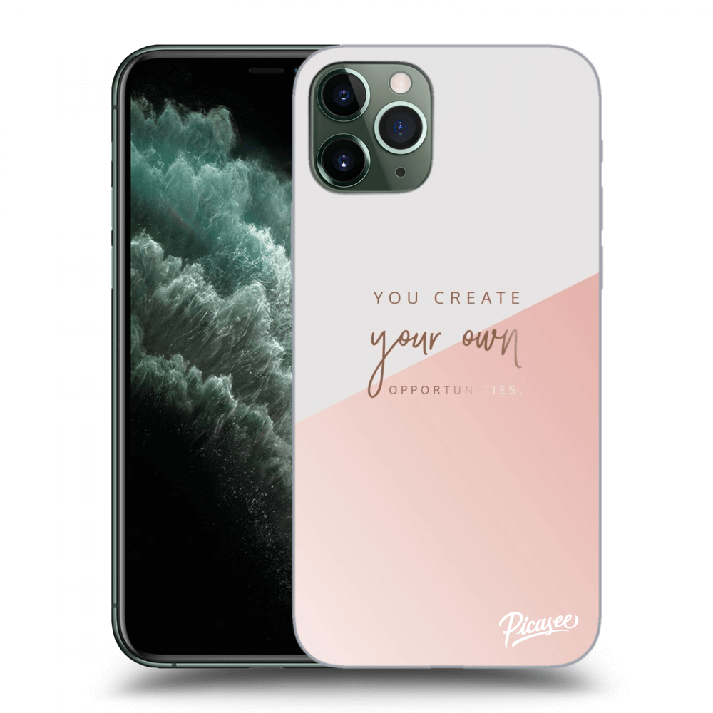 Picasee silikónový prehľadný obal pre Apple iPhone 11 Pro - You create your own opportunities