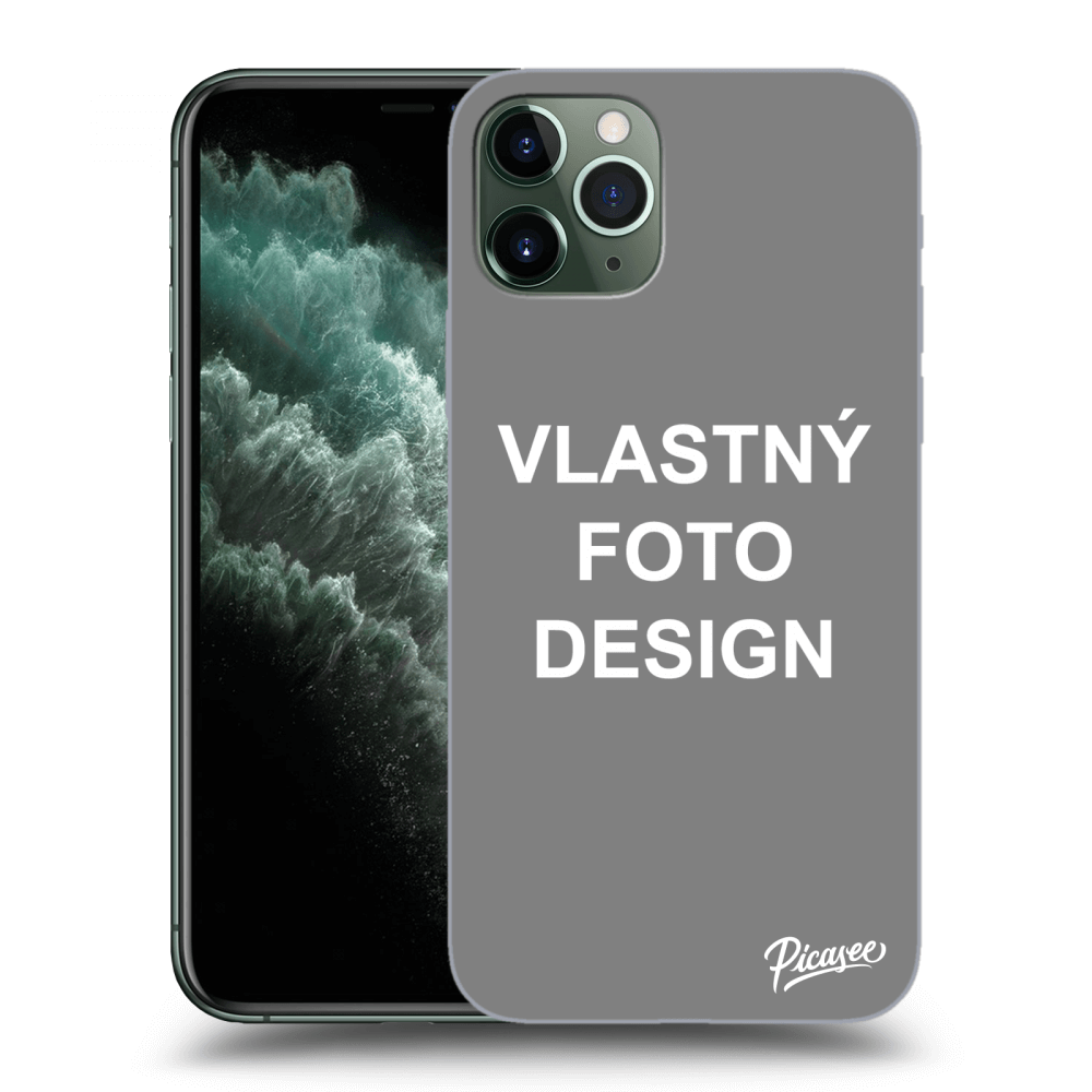 Picasee silikónový prehľadný obal pre Apple iPhone 11 Pro - Vlastný fotka/motiv