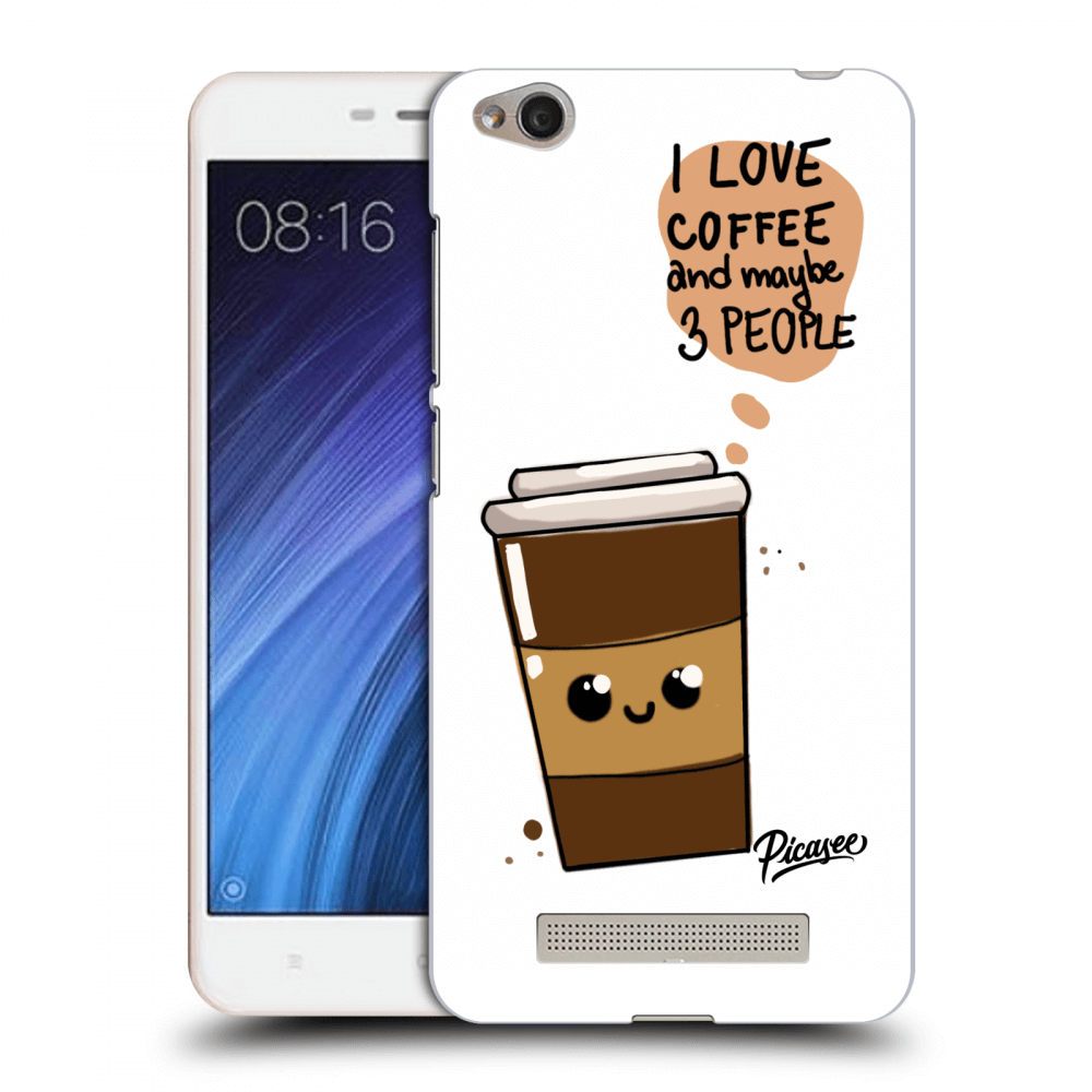 Picasee silikónový prehľadný obal pre Xiaomi Redmi 4A - Cute coffee