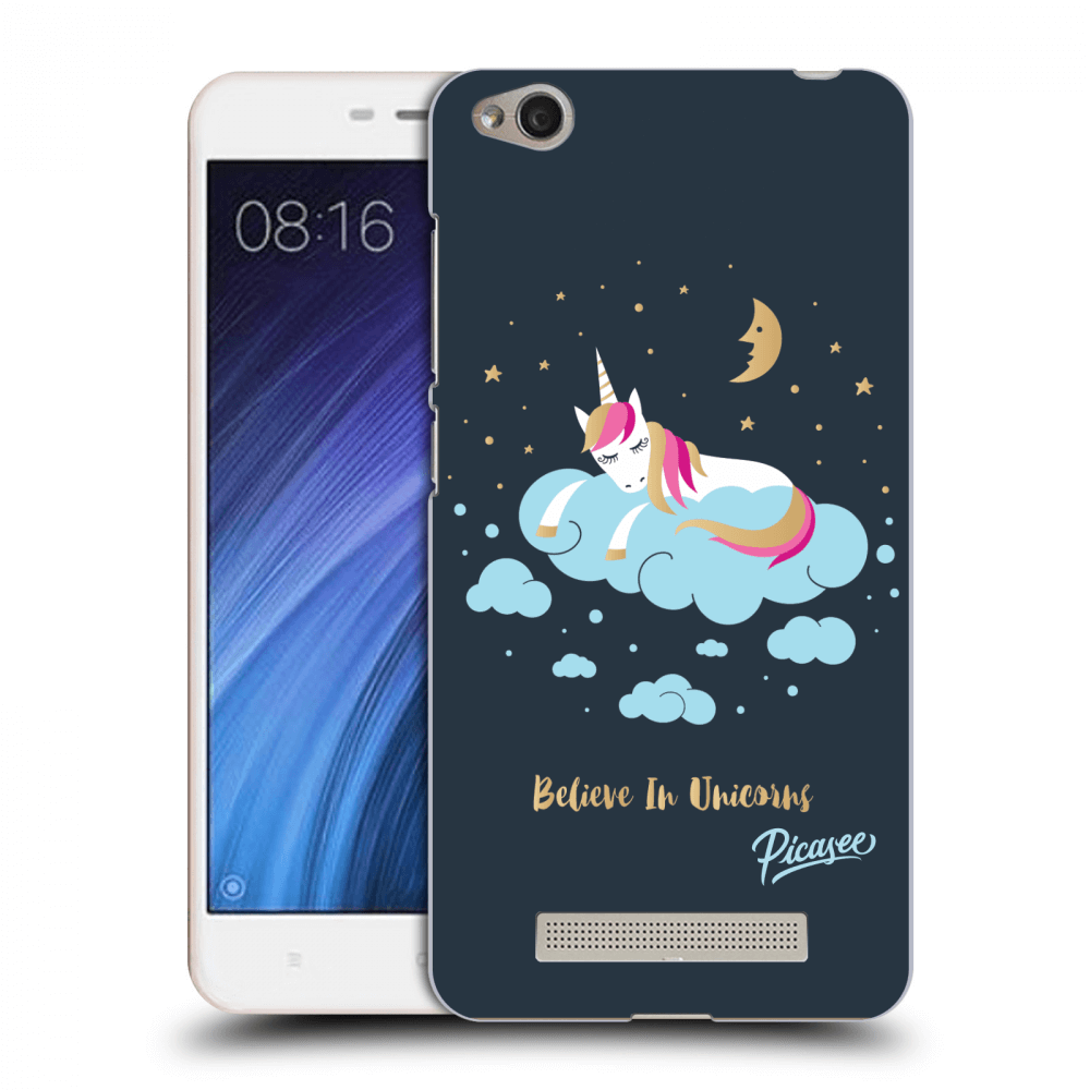 Picasee silikónový prehľadný obal pre Xiaomi Redmi 4A - Believe In Unicorns