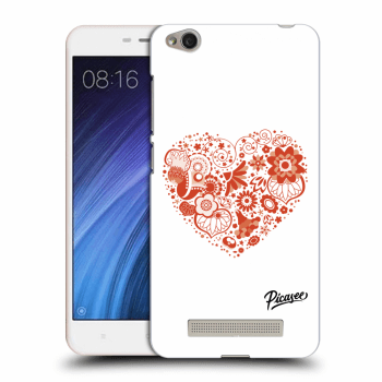 Picasee silikónový prehľadný obal pre Xiaomi Redmi 4A - Big heart