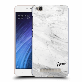 Picasee silikónový prehľadný obal pre Xiaomi Redmi 4A - White marble