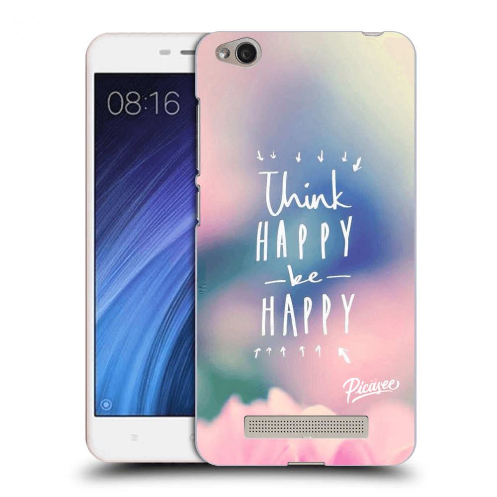 Picasee silikónový prehľadný obal pre Xiaomi Redmi 4A - Think happy be happy