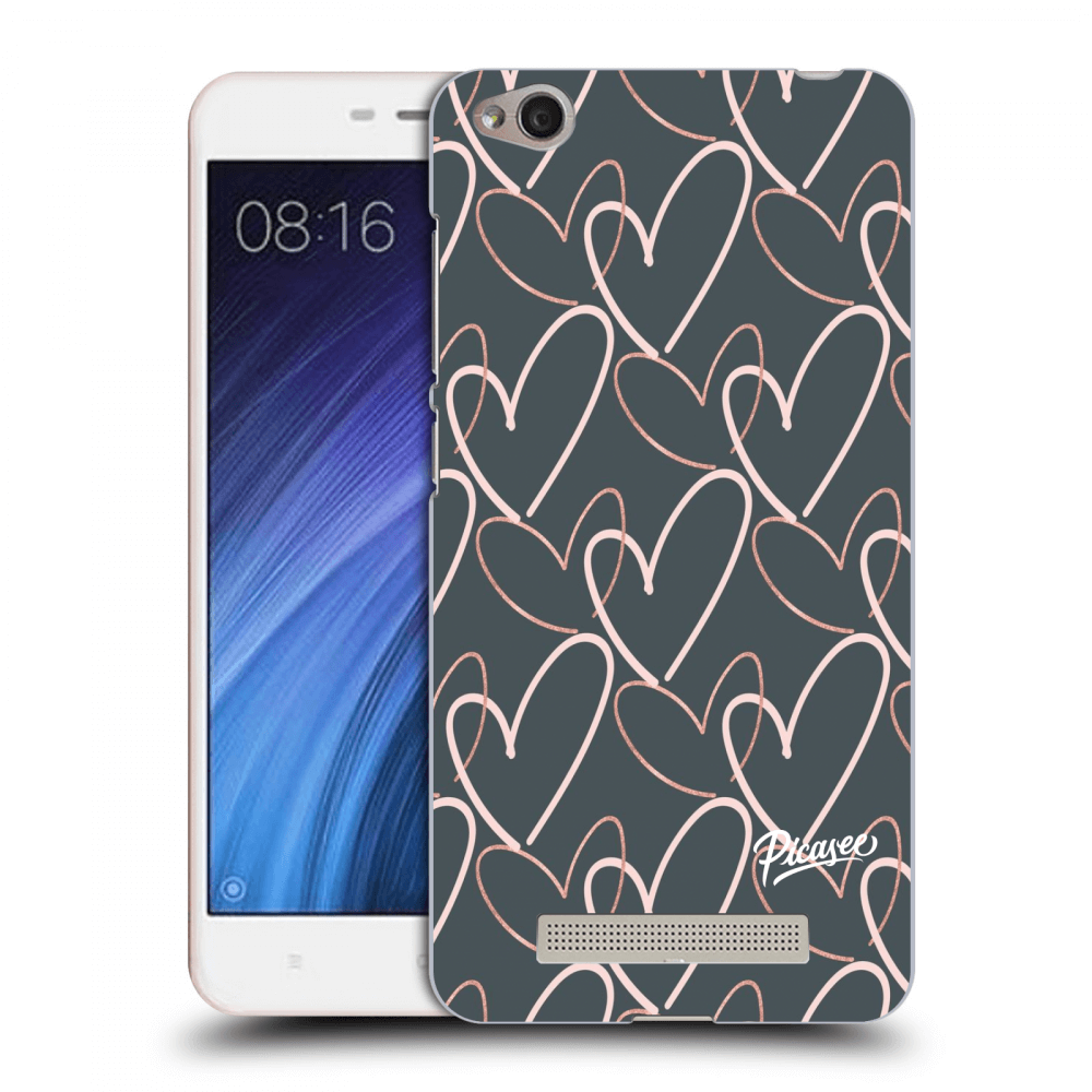 Picasee silikónový prehľadný obal pre Xiaomi Redmi 4A - Lots of love