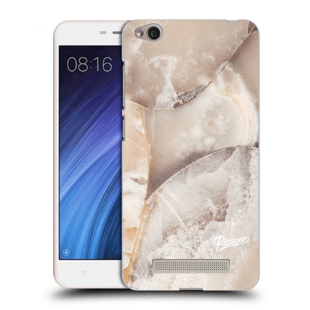 Picasee silikónový prehľadný obal pre Xiaomi Redmi 4A - Cream marble