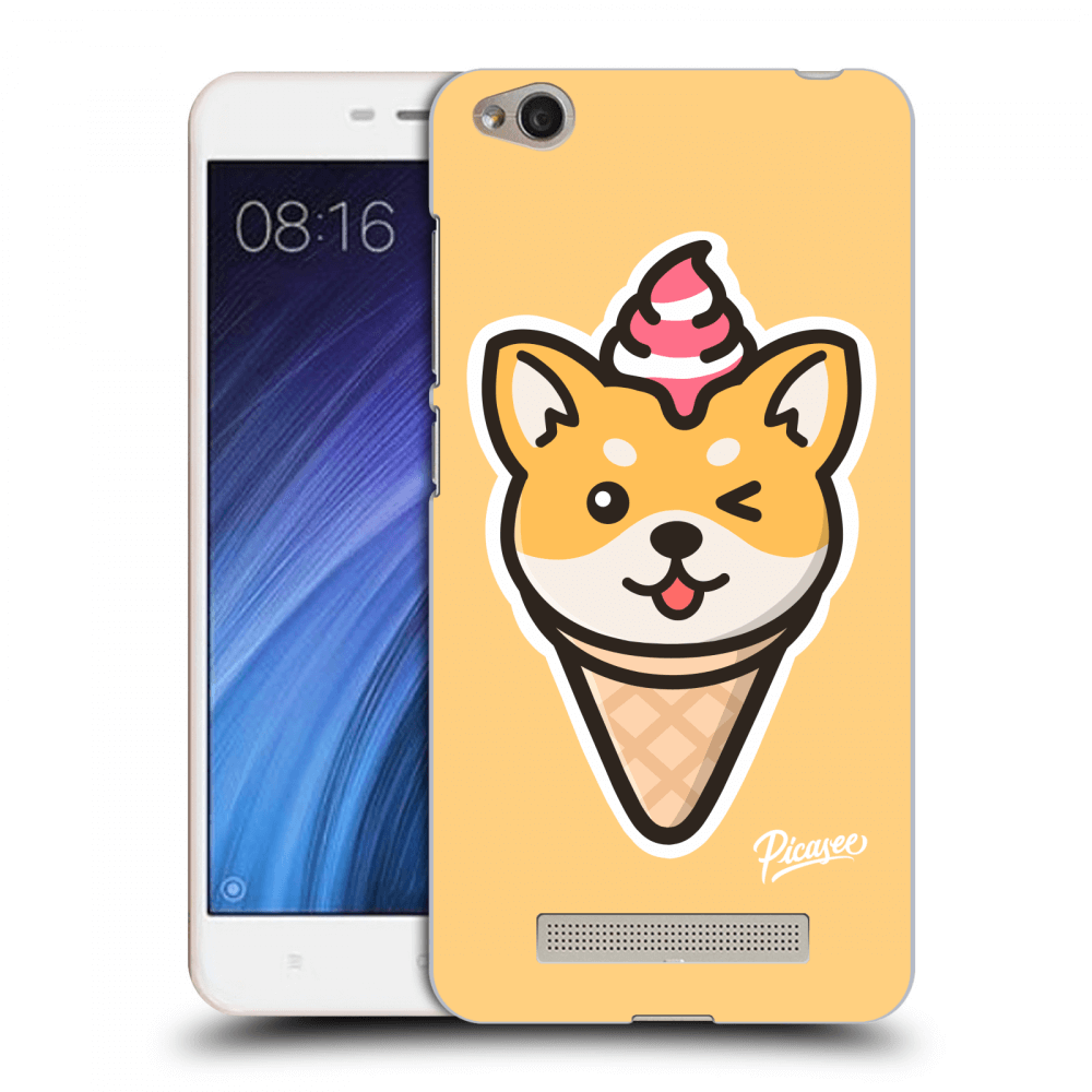 Picasee silikónový prehľadný obal pre Xiaomi Redmi 4A - Ice Cream Shiba
