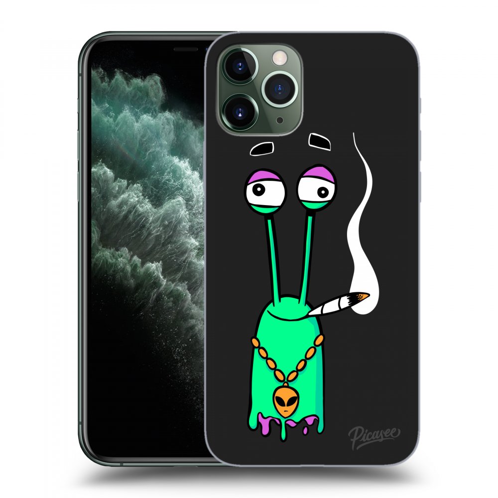 Picasee silikónový čierny obal pre Apple iPhone 11 Pro Max - Earth - Sám doma