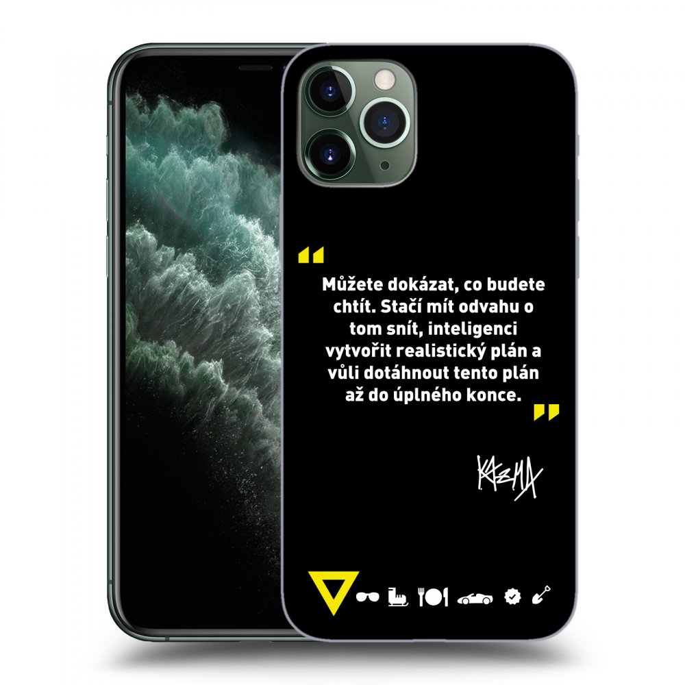 Picasee ULTIMATE CASE pro Apple iPhone 11 Pro Max - Kazma - MŮŽETE DOKÁZAT, CO BUDETE CHTÍT