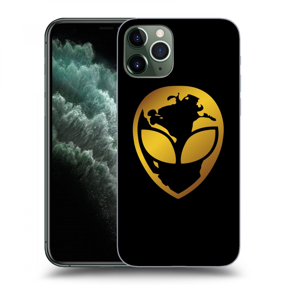 Picasee ULTIMATE CASE pro Apple iPhone 11 Pro Max - EARTH - Gold Alien 3.0