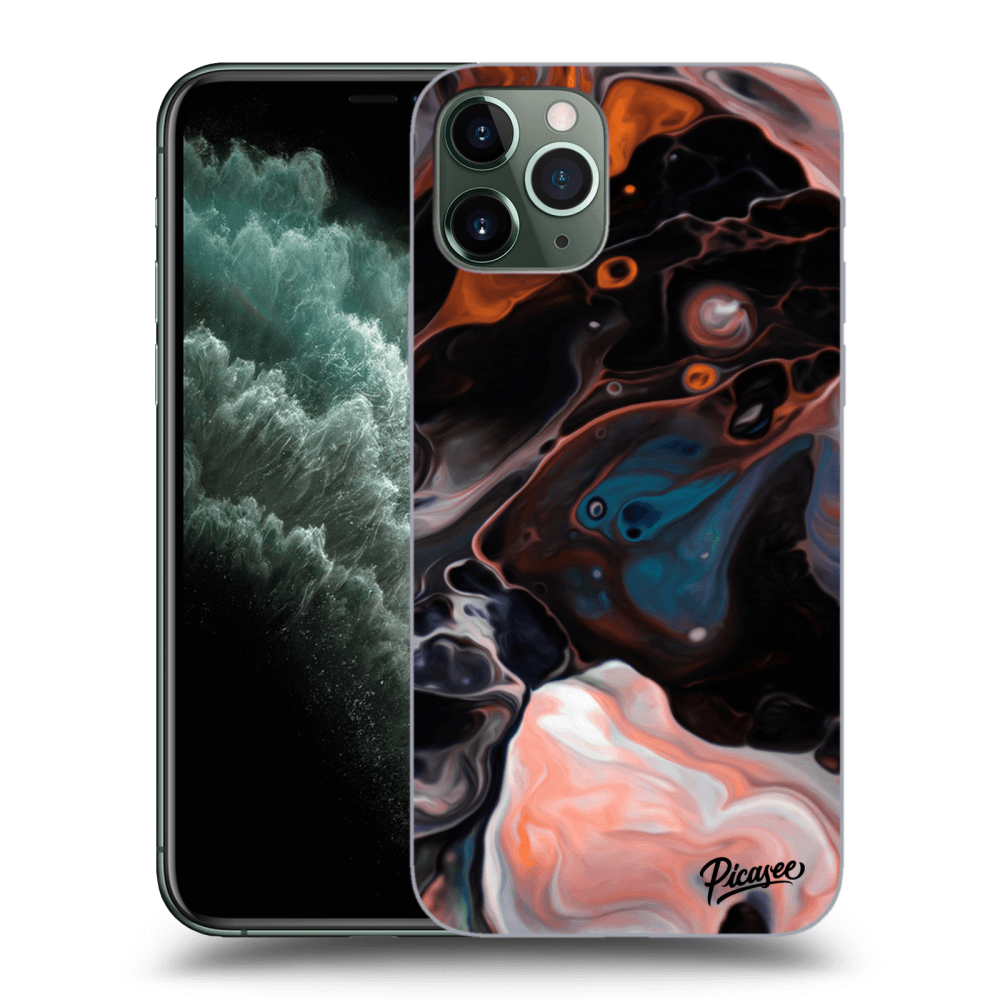 Picasee silikónový prehľadný obal pre Apple iPhone 11 Pro Max - Cream