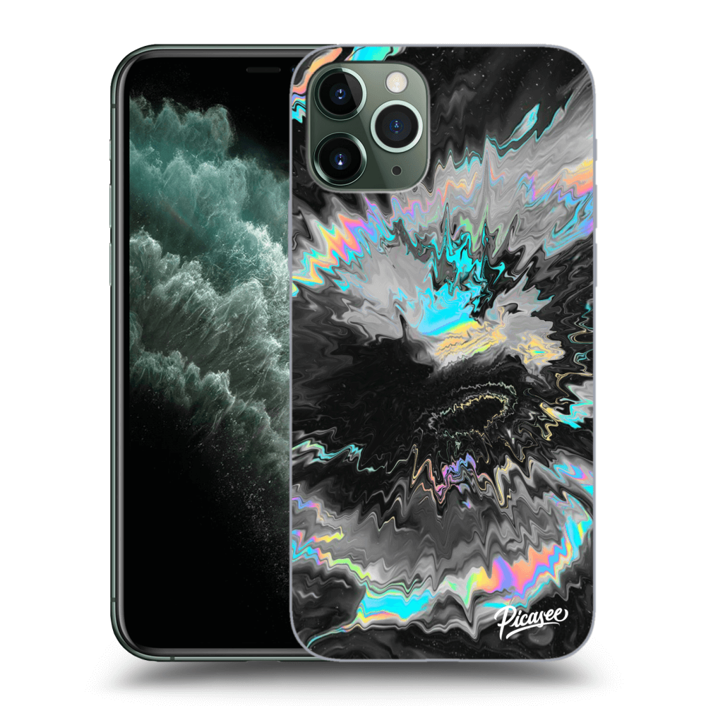 Picasee silikónový čierny obal pre Apple iPhone 11 Pro Max - Magnetic