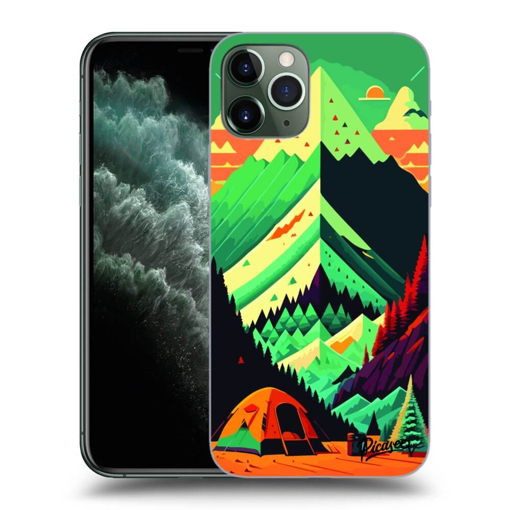 Picasee silikónový čierny obal pre Apple iPhone 11 Pro Max - Whistler