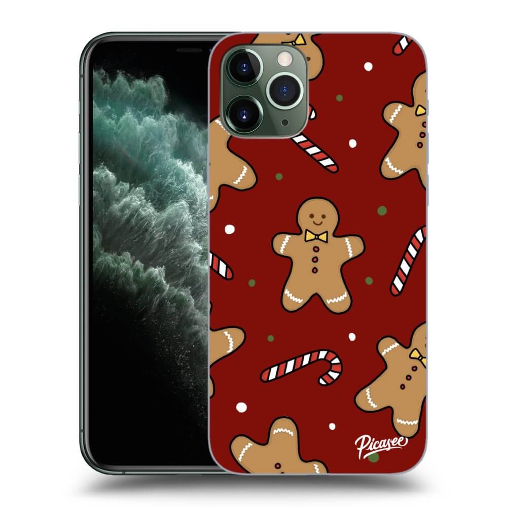 Picasee silikónový čierny obal pre Apple iPhone 11 Pro Max - Gingerbread 2