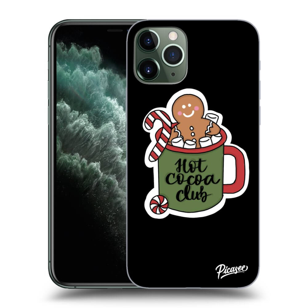 Picasee silikónový čierny obal pre Apple iPhone 11 Pro Max - Hot Cocoa Club