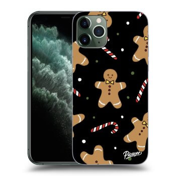 Picasee silikónový čierny obal pre Apple iPhone 11 Pro Max - Gingerbread
