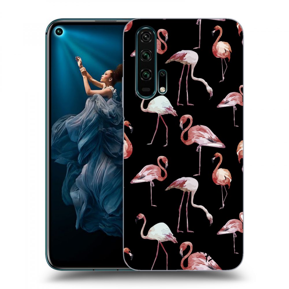 Picasee ULTIMATE CASE pro Honor 20 Pro - Flamingos