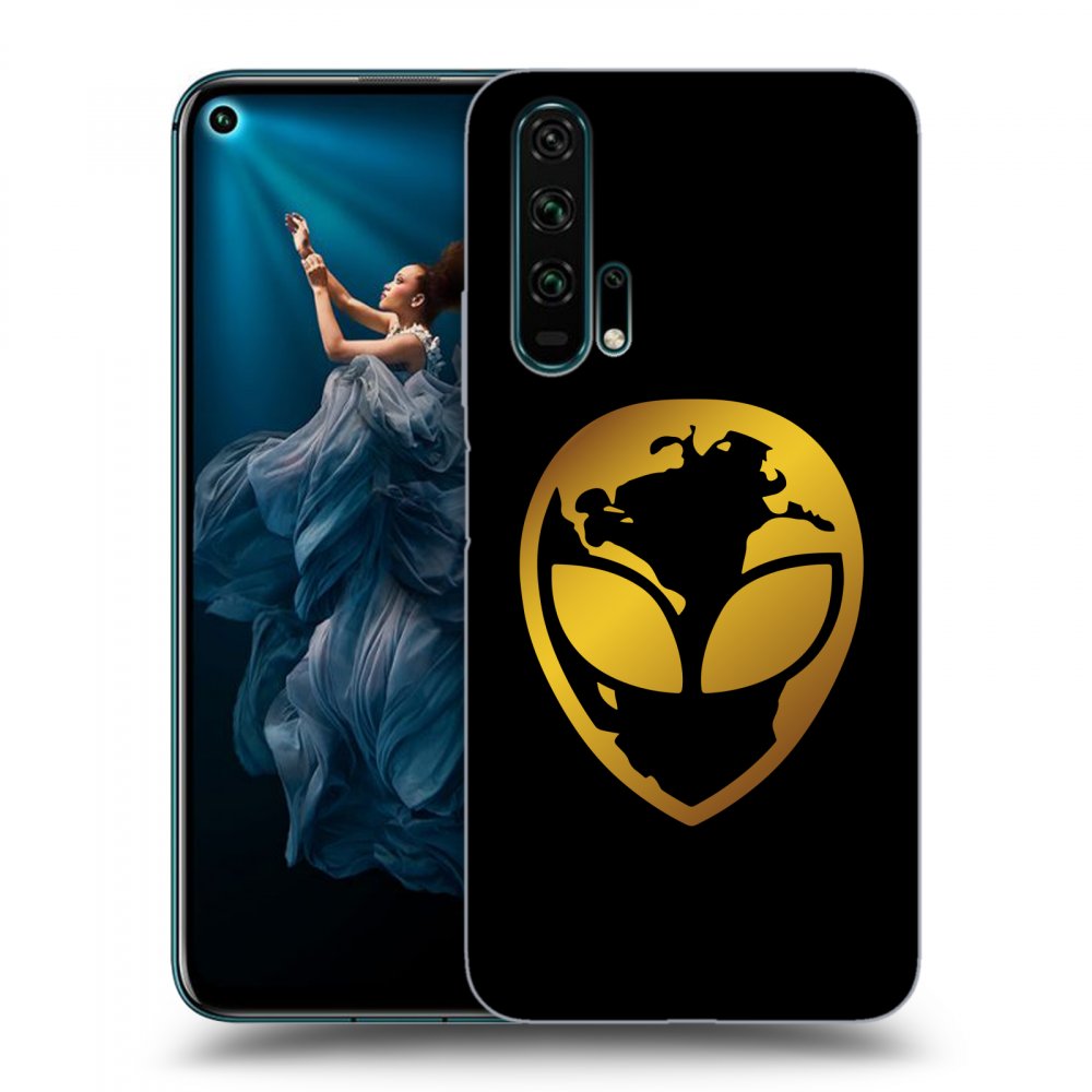 Picasee ULTIMATE CASE pro Honor 20 Pro - EARTH - Gold Alien 3.0