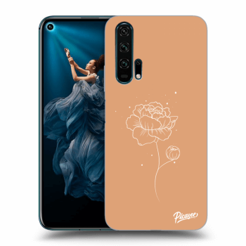 Picasee silikónový prehľadný obal pre Honor 20 Pro - Peonies