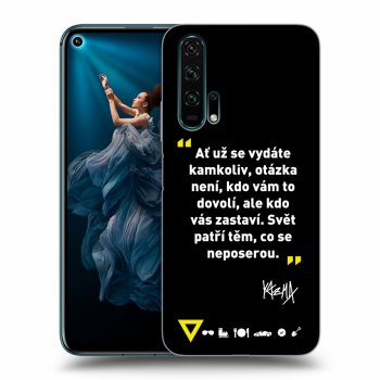 Obal pre Honor 20 Pro - Kazma - SVĚT PATŘÍ TĚM, CO SE NEPOSEROU