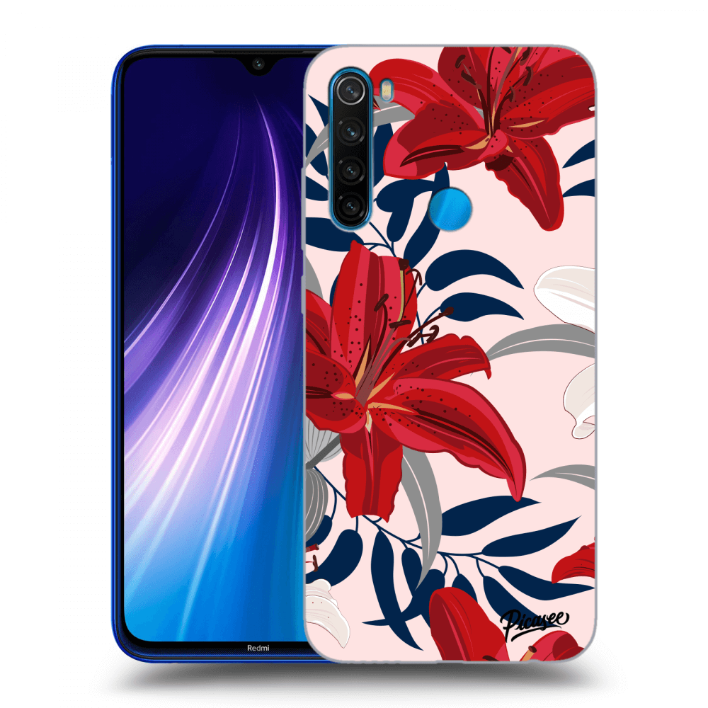 Picasee ULTIMATE CASE pro Xiaomi Redmi Note 8 - Red Lily