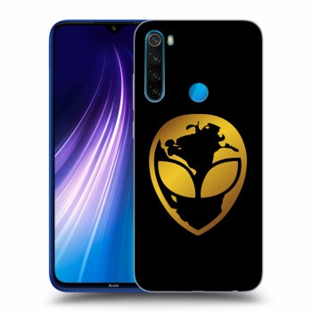 Obal pre Xiaomi Redmi Note 8 - EARTH - Gold Alien 3.0