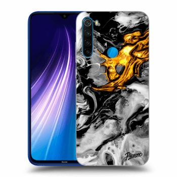 Obal pre Xiaomi Redmi Note 8 - Black Gold 2