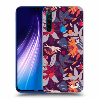Picasee ULTIMATE CASE pro Xiaomi Redmi Note 8 - Purple Leaf