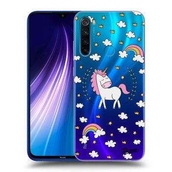 Picasee silikónový prehľadný obal pre Xiaomi Redmi Note 8 - Unicorn star heaven