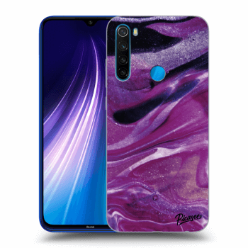 Obal pre Xiaomi Redmi Note 8 - Purple glitter
