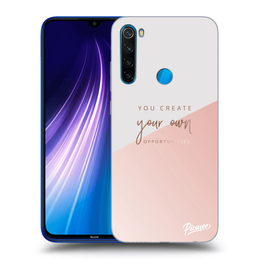 Picasee silikónový čierny obal pre Xiaomi Redmi Note 8 - You create your own opportunities
