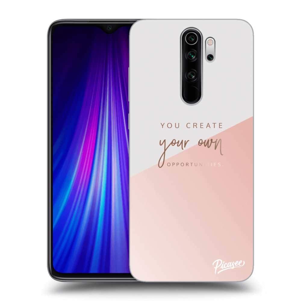 Picasee silikónový čierny obal pre Xiaomi Redmi Note 8 Pro - You create your own opportunities