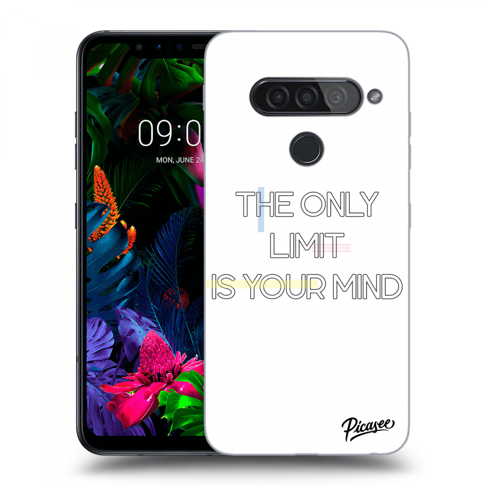 Picasee silikónový prehľadný obal pre LG G8s ThinQ - The only limit is your mind