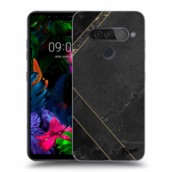 Obal pre LG G8s ThinQ - Black tile