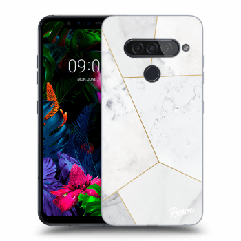 Obal pre LG G8s ThinQ - White tile