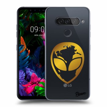Obal pre LG G8s ThinQ - EARTH - Gold Alien 3.0