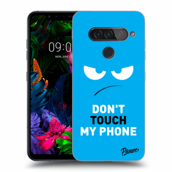 Obal pre LG G8s ThinQ - Angry Eyes - Blue