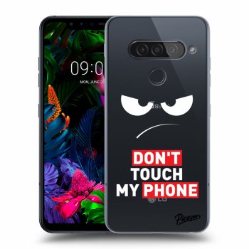 Obal pre LG G8s ThinQ - Angry Eyes - Transparent