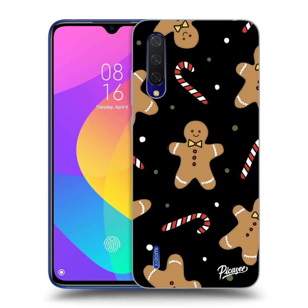 Picasee silikónový čierny obal pre Xiaomi Mi 9 Lite - Gingerbread