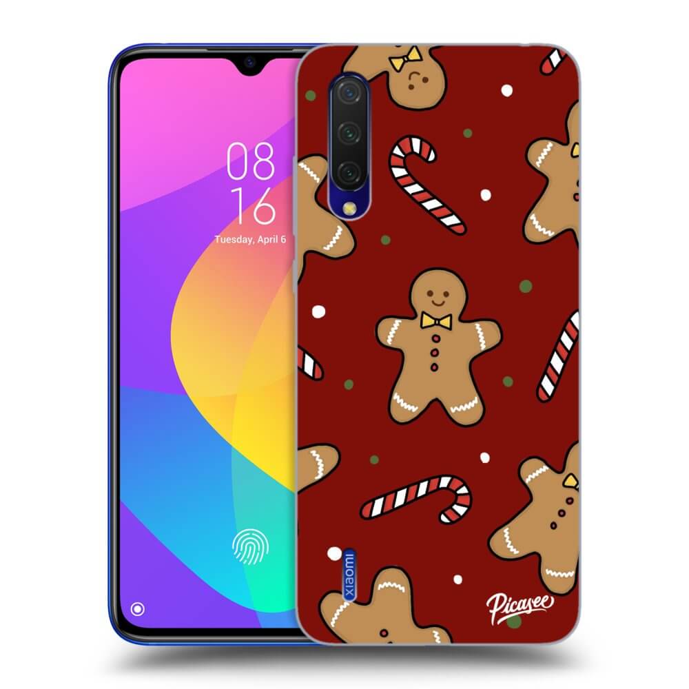 Picasee silikónový čierny obal pre Xiaomi Mi 9 Lite - Gingerbread 2