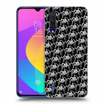 Obal pre Xiaomi Mi 9 Lite - Separ - White On Black 2