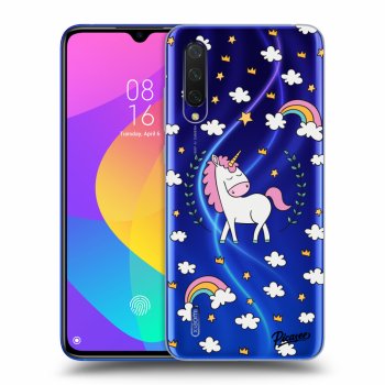 Picasee silikónový prehľadný obal pre Xiaomi Mi 9 Lite - Unicorn star heaven