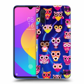 Picasee silikónový prehľadný obal pre Xiaomi Mi 9 Lite - Owls