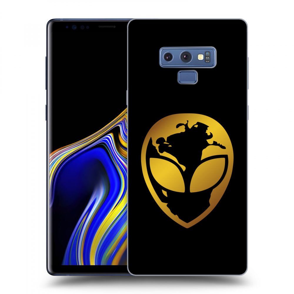 Picasee ULTIMATE CASE pro Samsung Galaxy Note 9 N960F - EARTH - Gold Alien 3.0