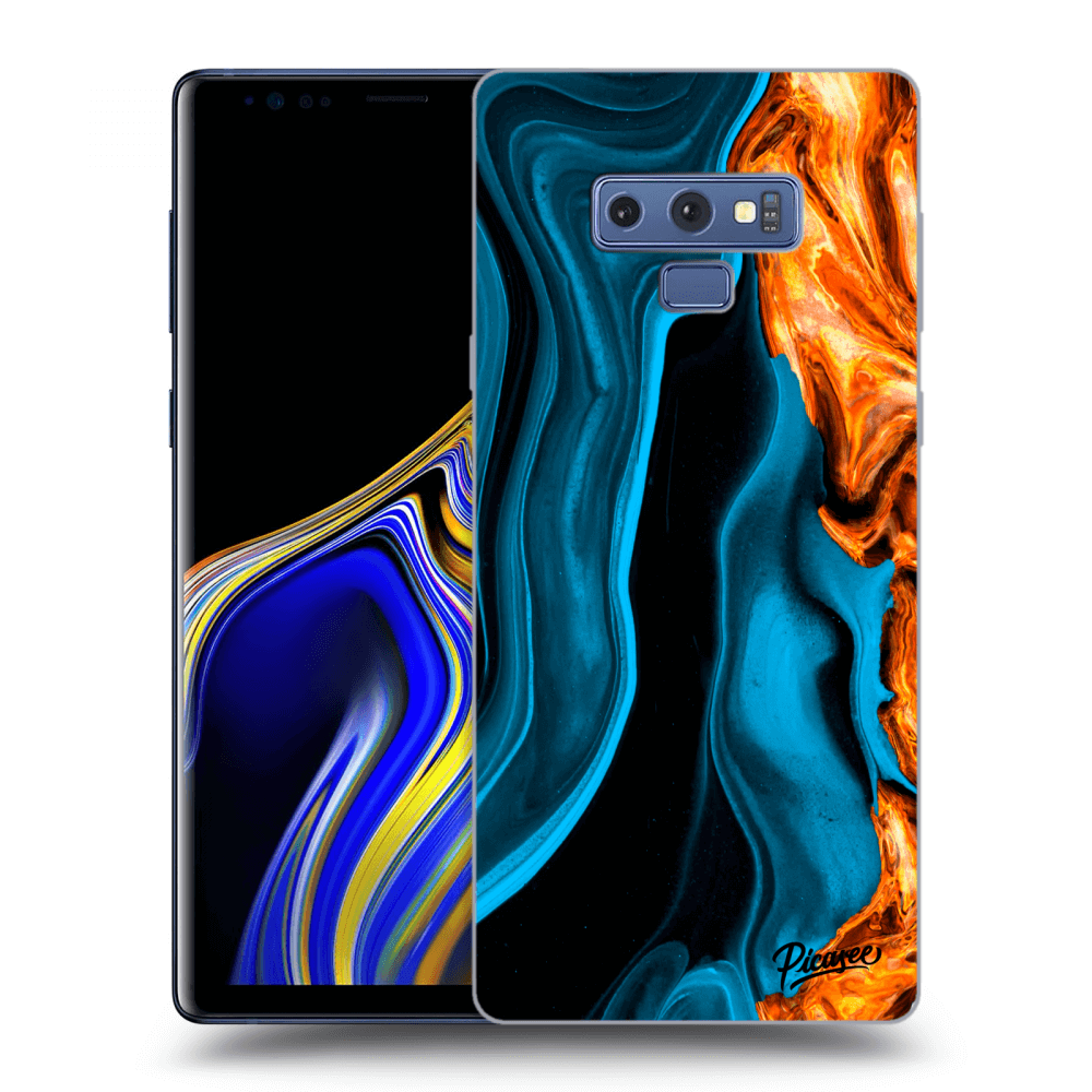 Picasee ULTIMATE CASE pro Samsung Galaxy Note 9 N960F - Gold blue